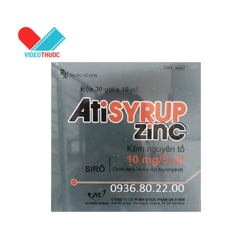 Atisyrup zinc 10mg/5ml