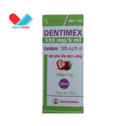 Dentimex 125mg/5ml lọ 30ml