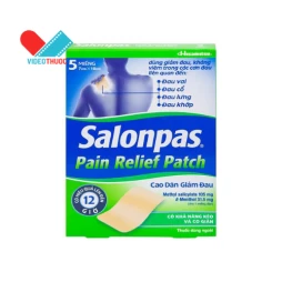 SALONPAS® PAIN RELIEF PATCH hộp 5 miếng